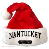 Nantucket Massachusetts Est 1641 Gift Santa Hat thumb 0