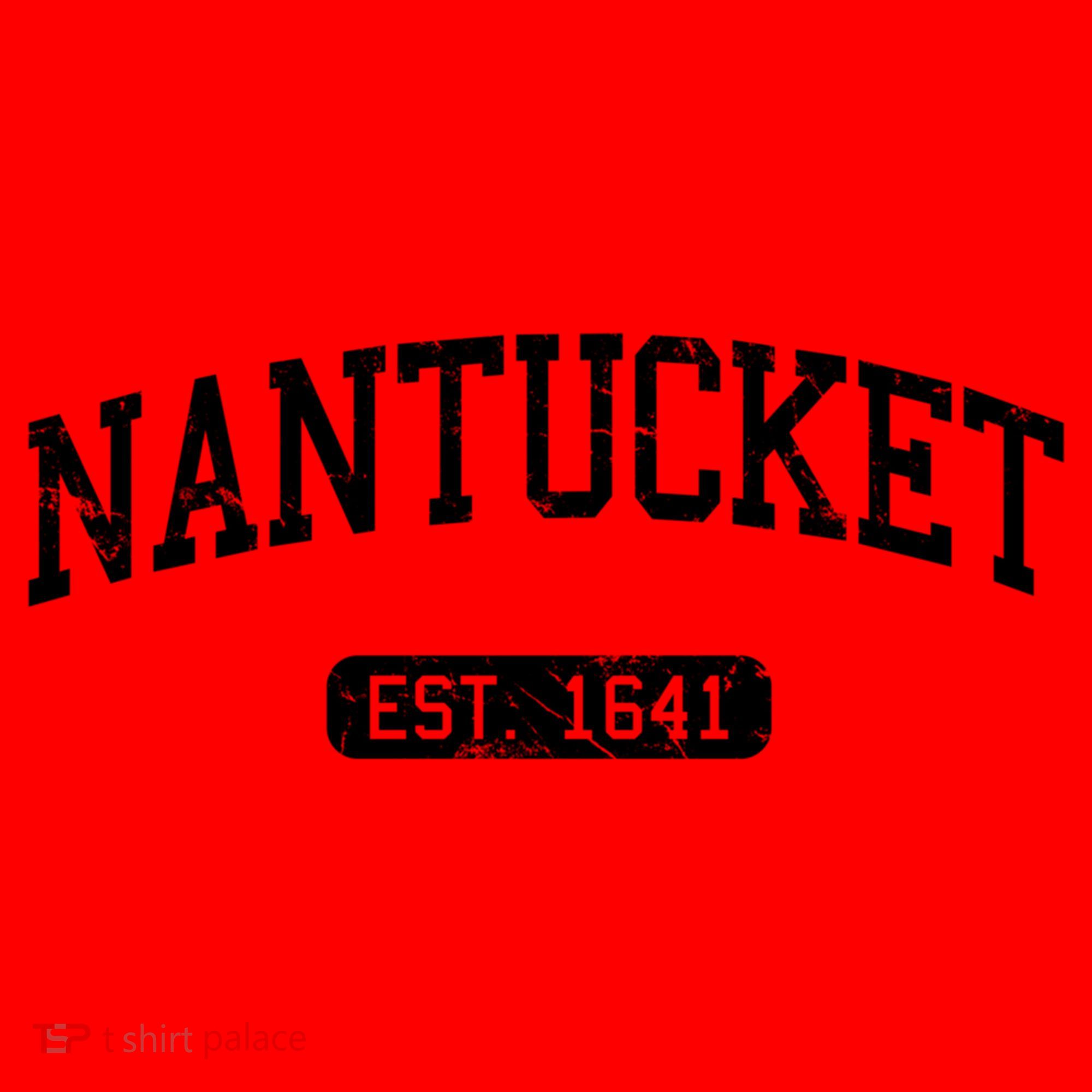 Nantucket Massachusetts Est 1641 Gift Santa Hat