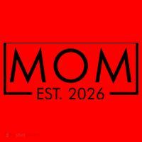 New Mom Est 2026 Santa Hat thumb 1