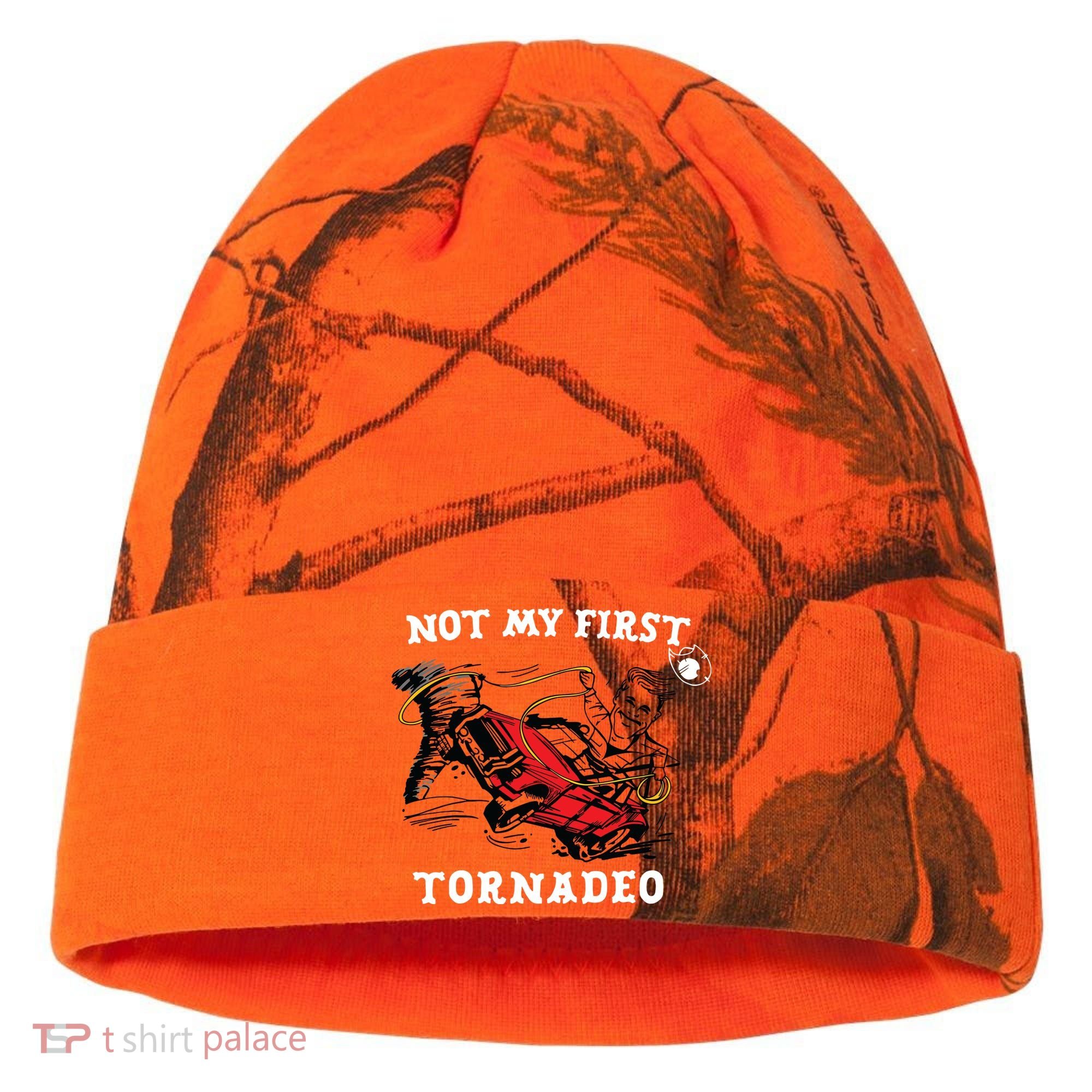 Not My First Tornadeo Kati Licensed 12" Camo Cuffed Beanie
