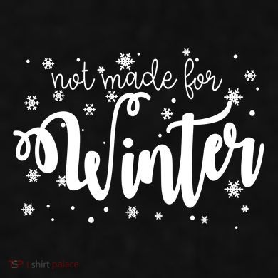 Not Made For Winter Snowflake Ladies PosiCharge Tri-Blend Wicking Tank