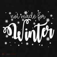Not Made For Winter Snowflake Ladies PosiCharge Tri-Blend Wicking Tank thumb 2