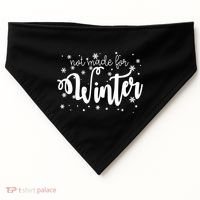 Not Made For Winter Snowflake USA-Made Doggie Bandana thumb 0