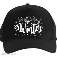 Not Made For Winter Snowflake Five-Panel Snapback Cap thumb 0