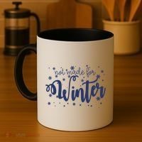 Not Made For Winter Snowflake Coffee Mug thumb 4