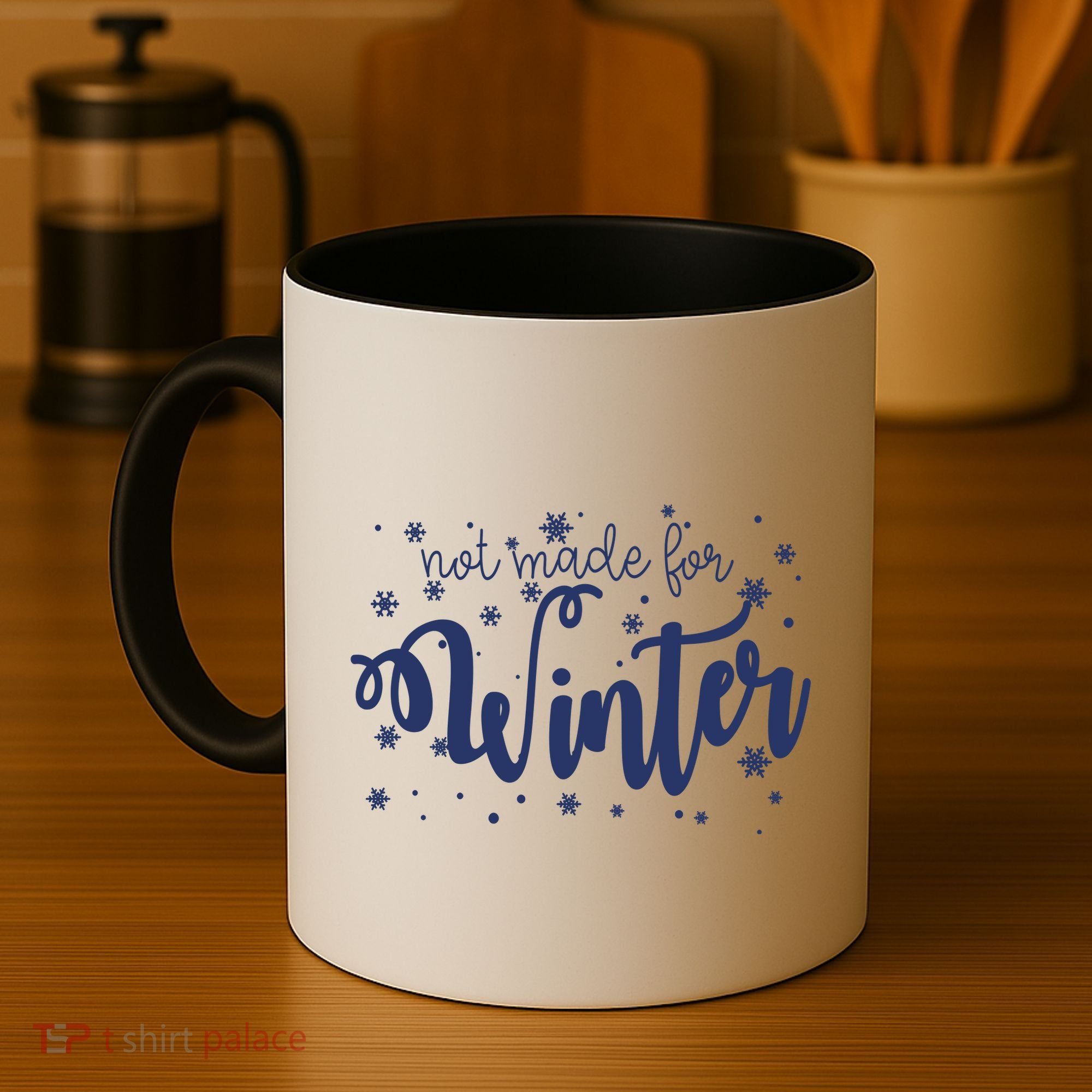 Not Made For Winter Snowflake Coffee Mug