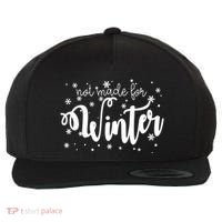 Not Made For Winter Snowflake Wool Snapback Cap thumb 0