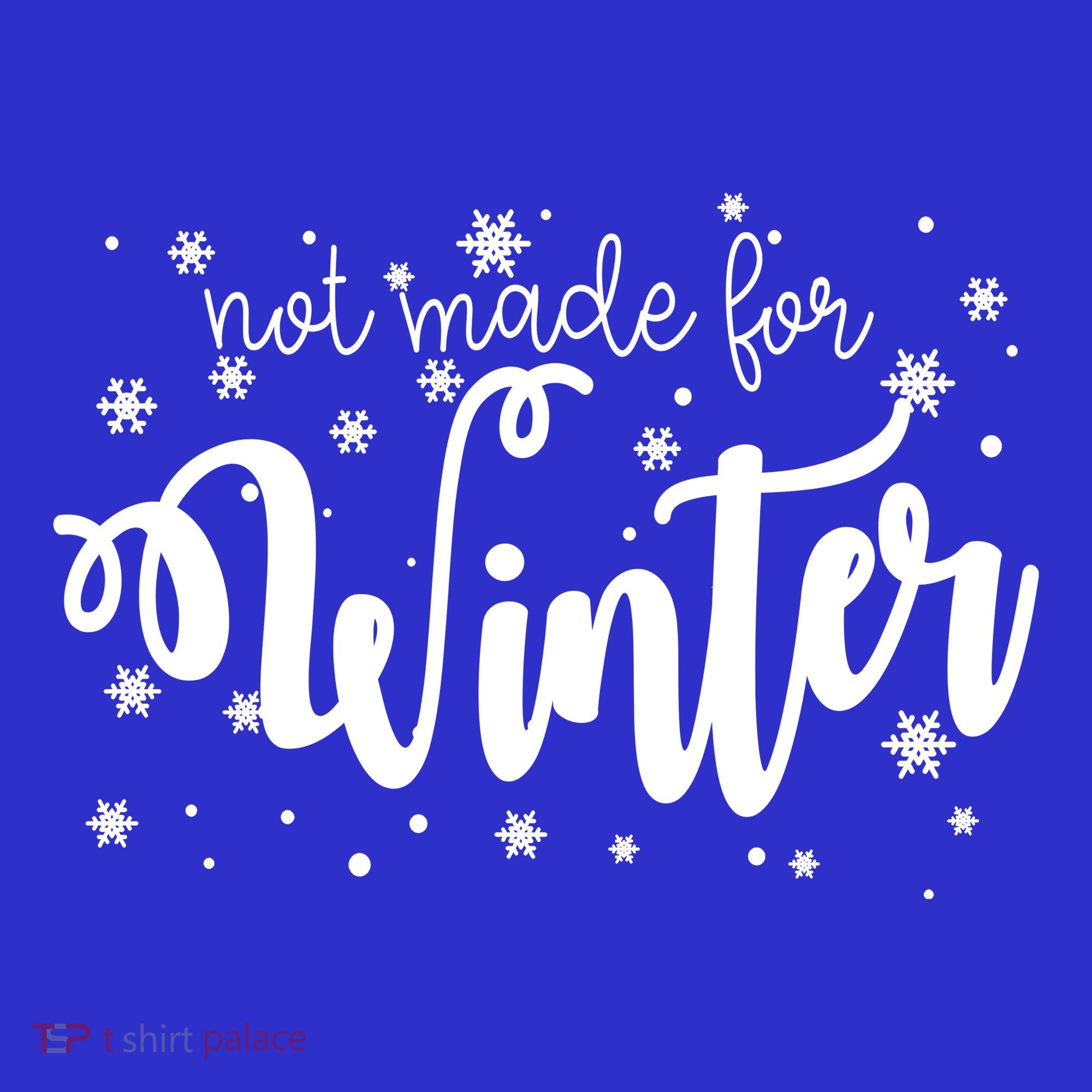 Not Made For Winter Snowflake Mousepad