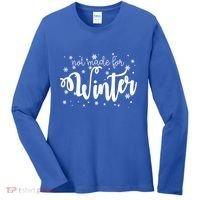 Not Made For Winter Snowflake Women's Long Sleeve Shirt thumb 0