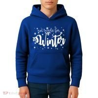 Not Made For Winter Snowflake Kids Hoodie thumb 4