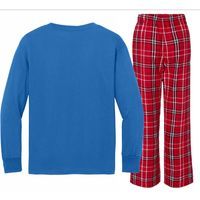 Not Made For Winter Snowflake Kids Long Sleeve Plaid Pajama Set thumb 1