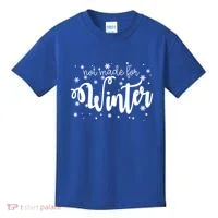 Not Made For Winter Snowflake Kids T-Shirt thumb 0