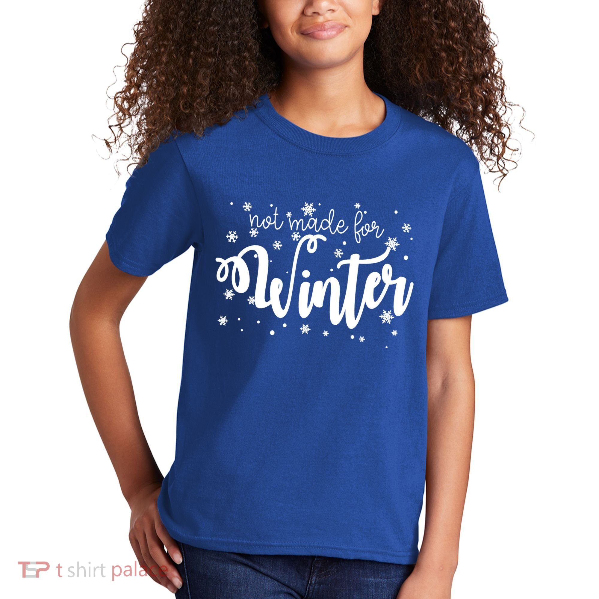 Not Made For Winter Snowflake Kids T-Shirt