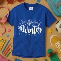 Not Made For Winter Snowflake Kids T-Shirt thumb 3