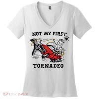 Not My First Tornadeo Not My First Tornado Women's V-Neck T-Shirt thumb 0