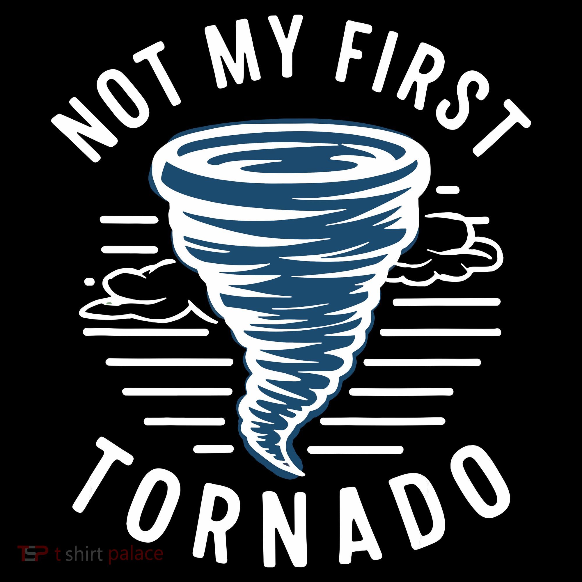 Not My First Tornado While Storm Twister Hurricane Weather Women's Hoodie