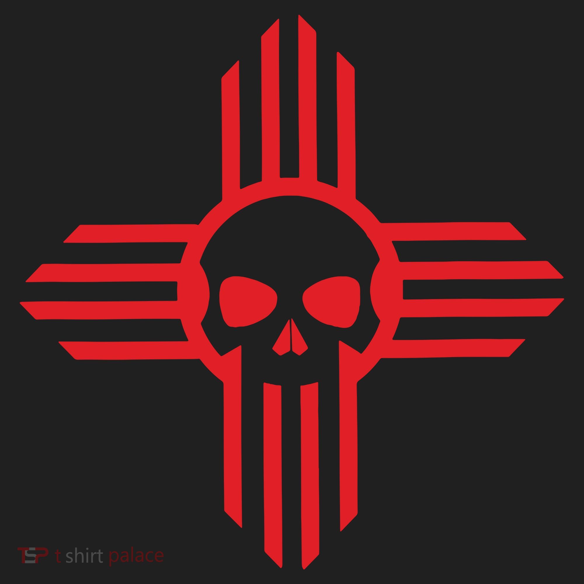 New Mexico Flag Zia Sun Skull State Pride Beanie
