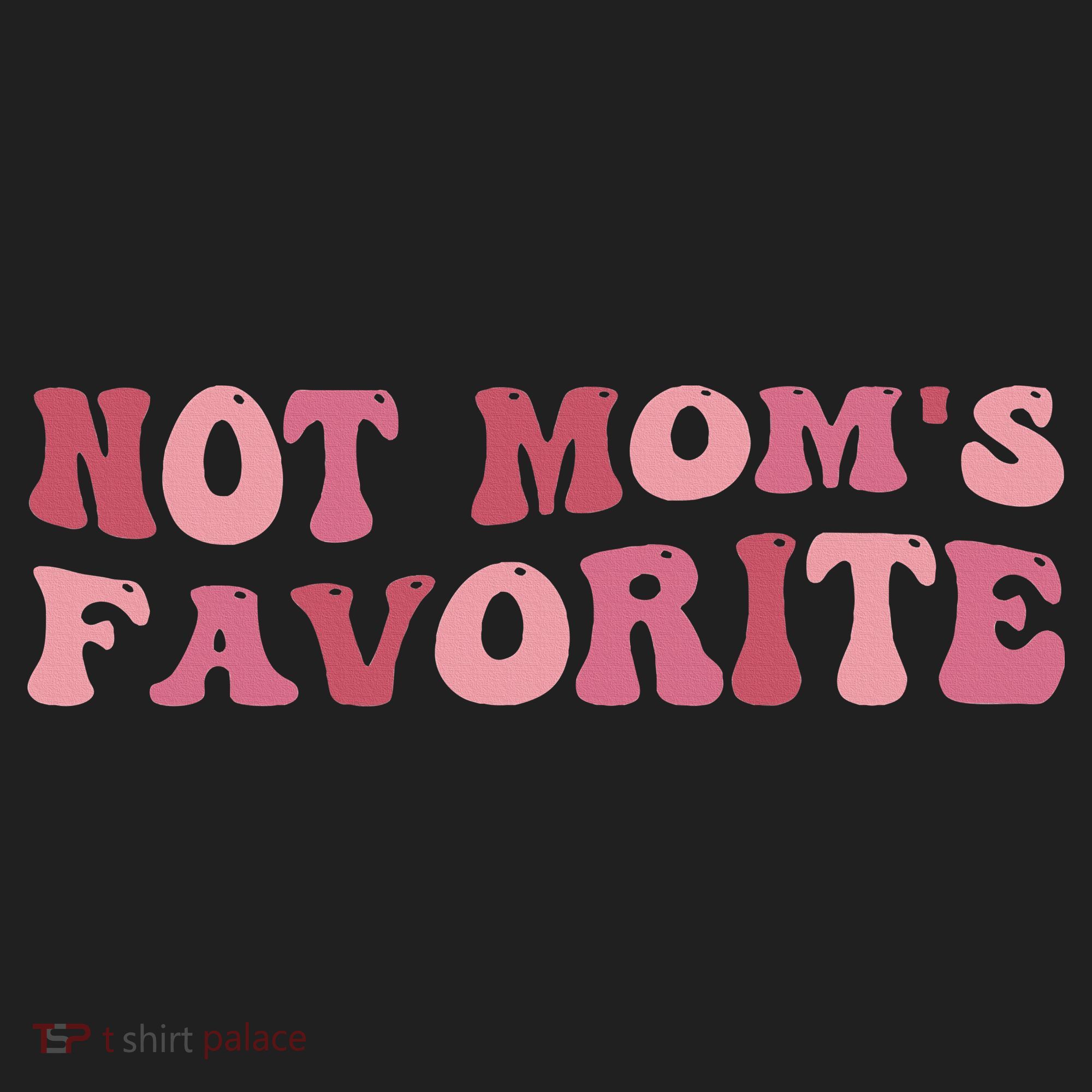 Not Mom's Favorite Funny Daughter Son Groovy Favorite Child Beanie