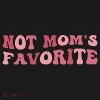 Not Mom's Favorite Funny Daughter Son Groovy Favorite Child Ornament thumb 1