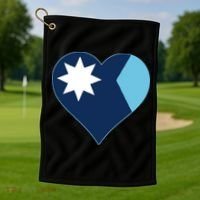 New Minnesota Flag Golf Towel thumb 1