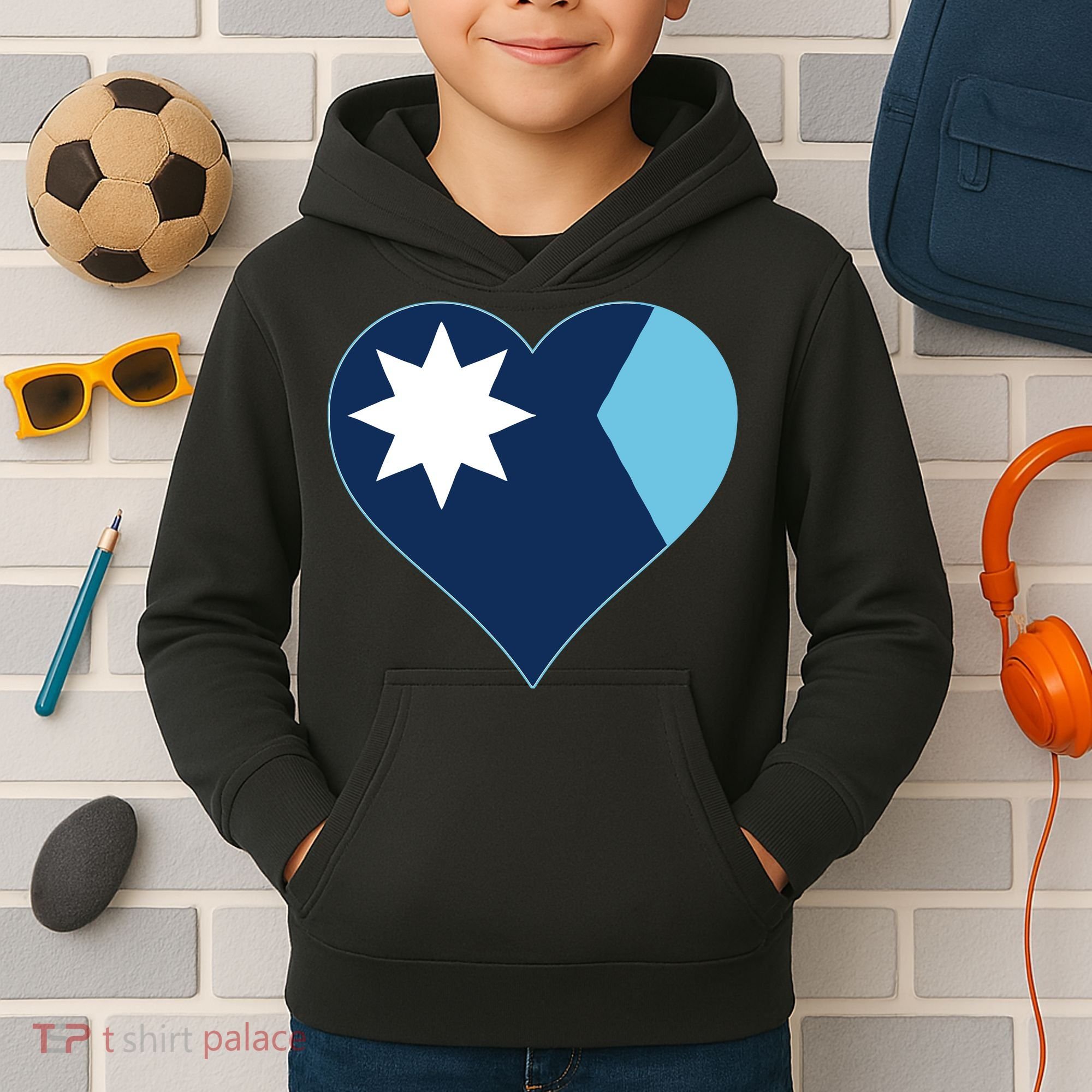 New Minnesota Flag Kids Hoodie