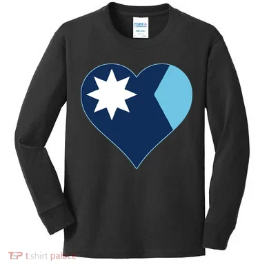 New Minnesota Flag Kids Long Sleeve Shirt