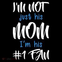 IM Not Just His Mom IM His Number One Fan Women's Hoodie thumb 2