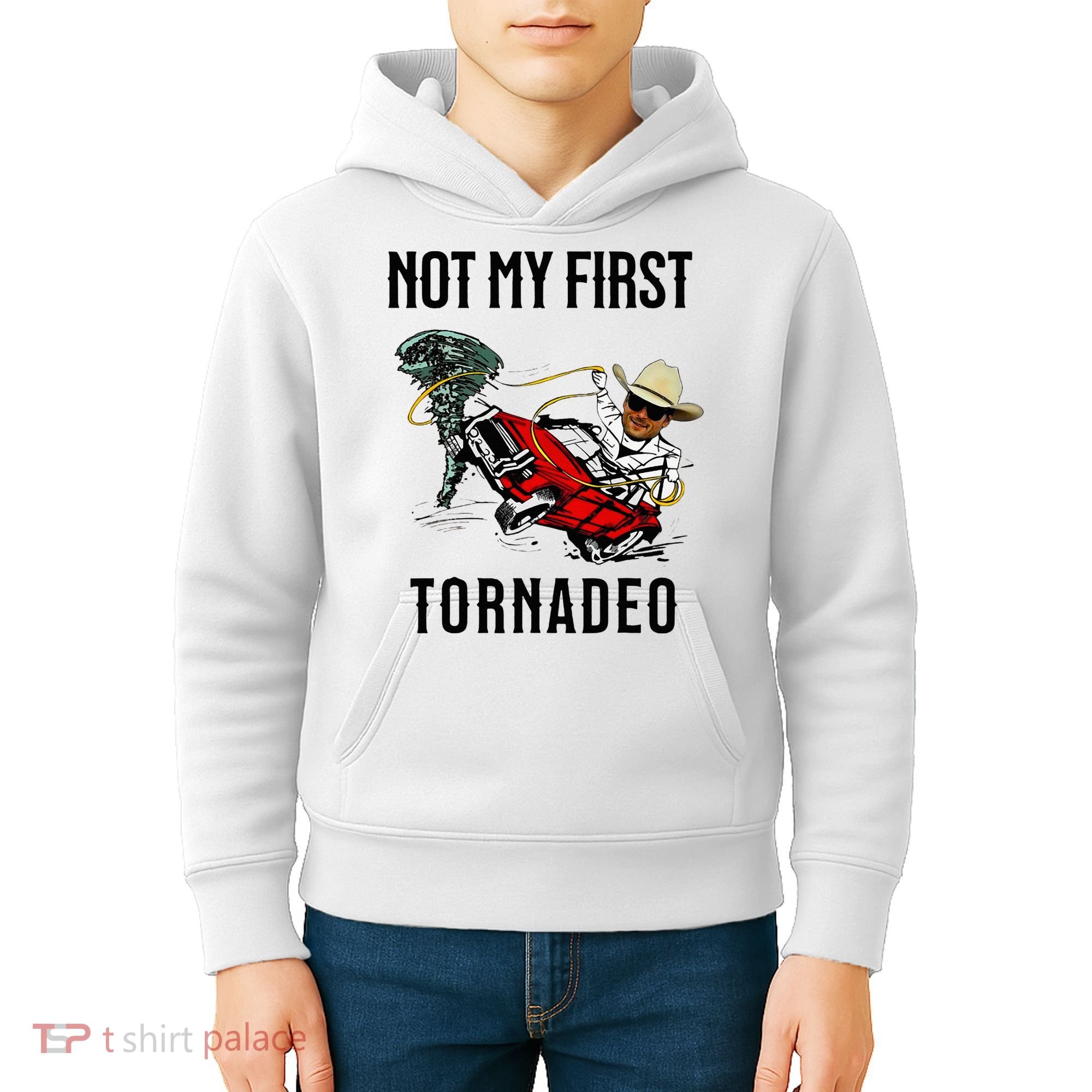 Not My First Tornadeo Not My First Tornado Kids Hoodie