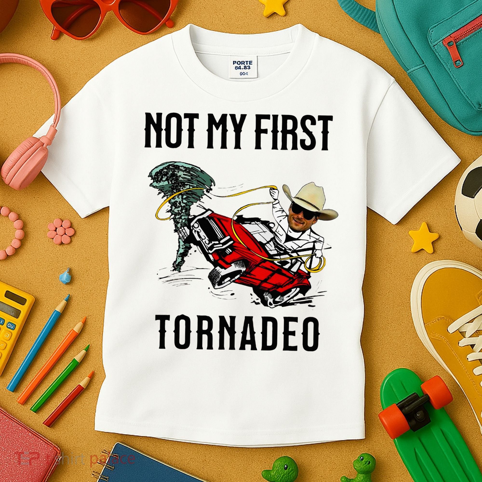 Not My First Tornadeo Not My First Tornado Kids T-Shirt