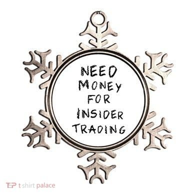 Need Money For Insider Trading Ornament