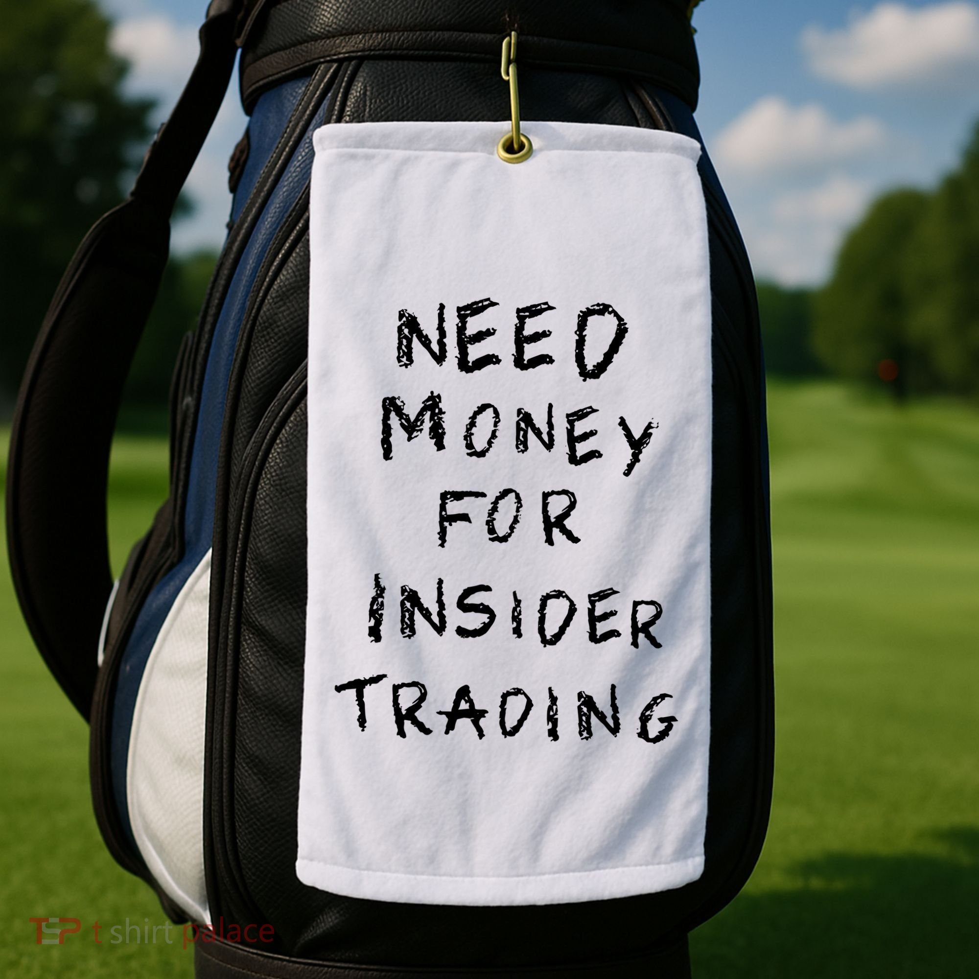 Need Money For Insider Trading Golf Towel