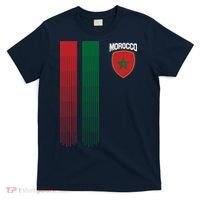 National Morocco Flag Moroccan Football Fan Soccer Team T-Shirt thumb 0