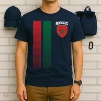 National Morocco Flag Moroccan Football Fan Soccer Team T-Shirt thumb 6