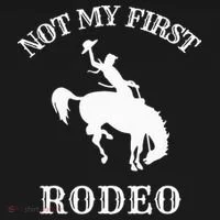 Not My First Rodeo Kids Long Sleeve Shirt thumb 2