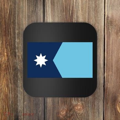 New Minnesota Flag Coaster