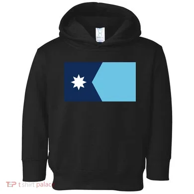 New Minnesota Flag Toddler Hoodie