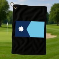 New Minnesota Flag Golf Towel thumb 1