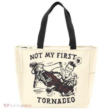 Not My First Tornado Tote Bag