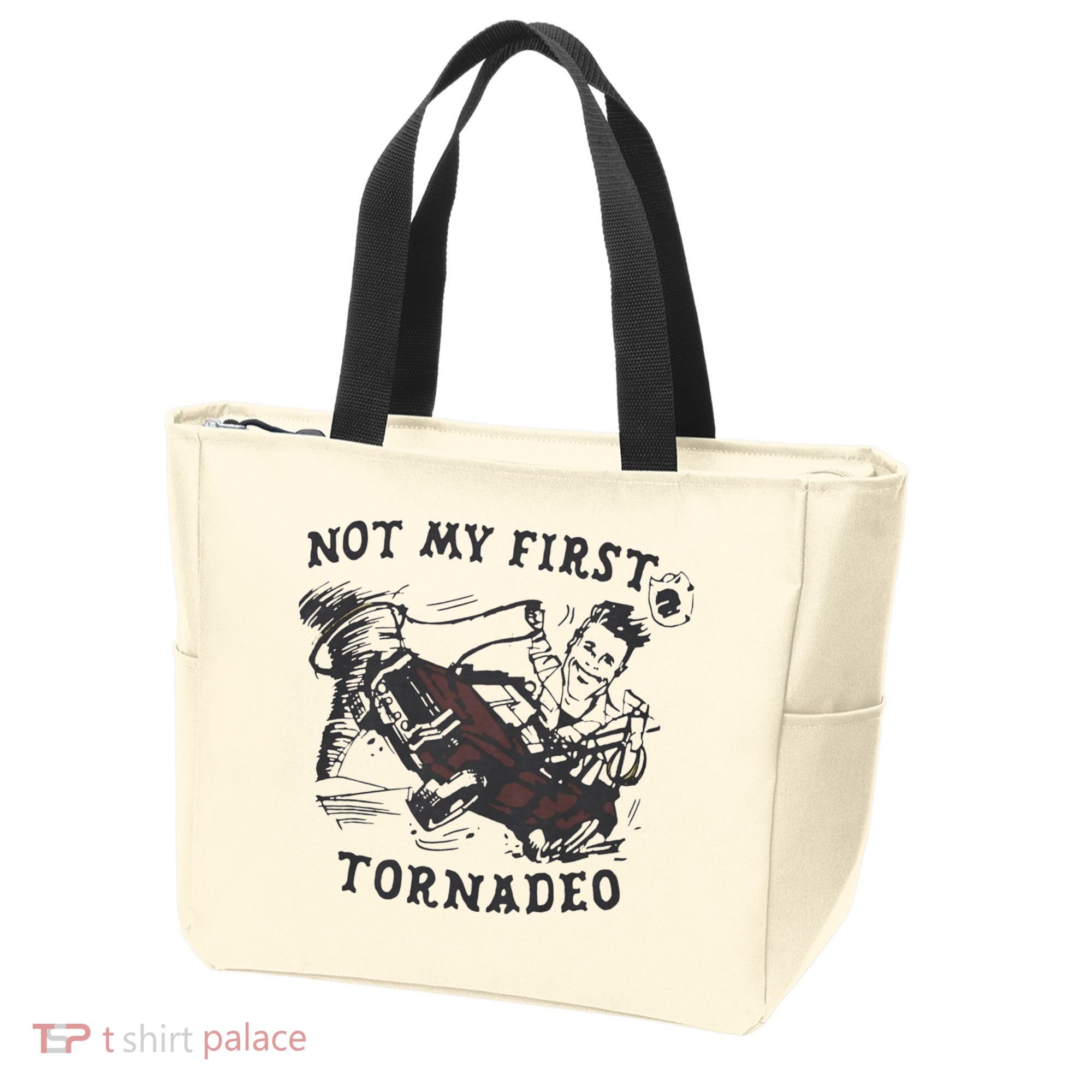 Not My First Tornado Tote Bag