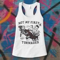 Not My First Tornado Women's Tank Top thumb 3
