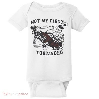 Not My First Tornado Baby Bodysuit