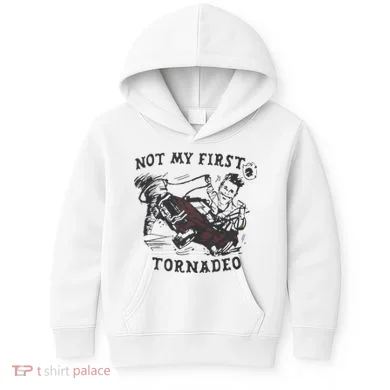 Not My First Tornado Kids Hoodie