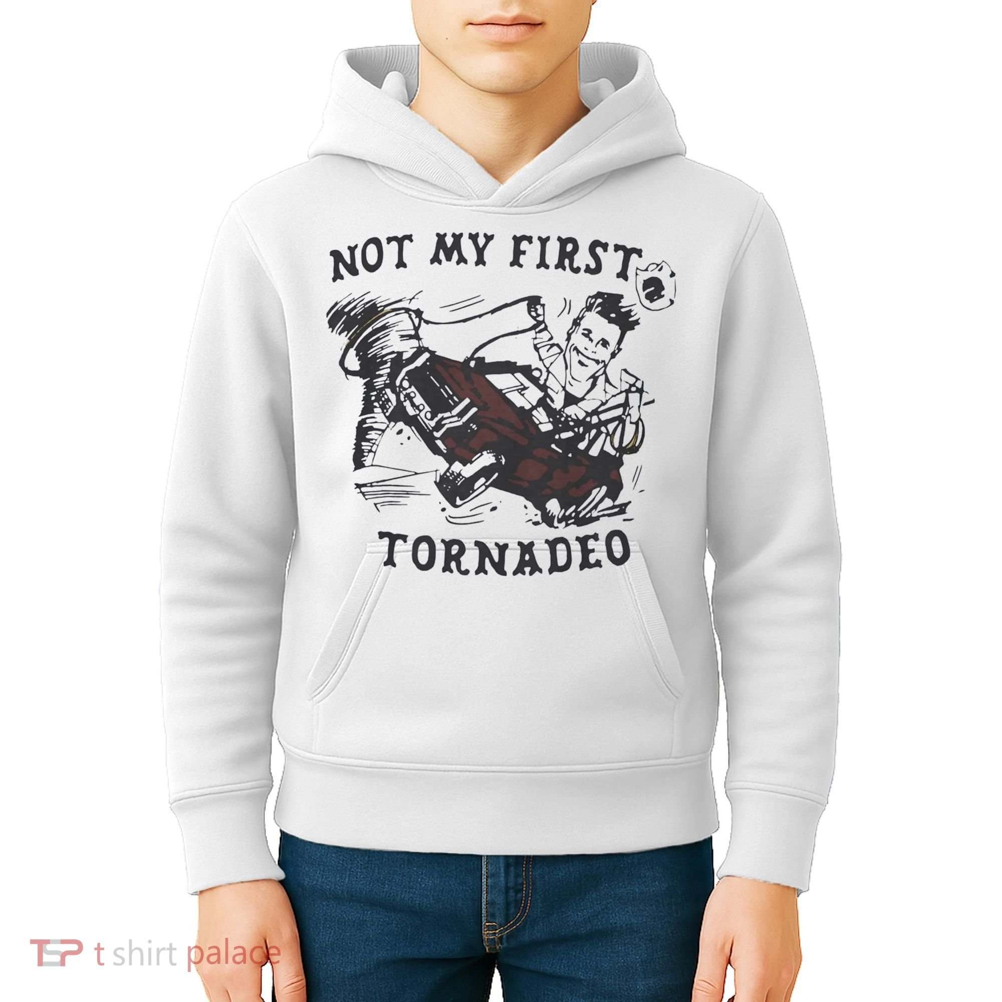 Not My First Tornado Kids Hoodie