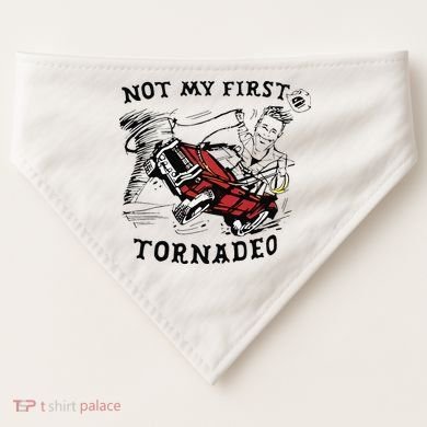 Not My First Tornado USA-Made Doggie Bandana