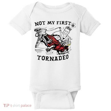 Not My First Tornado Baby Bodysuit