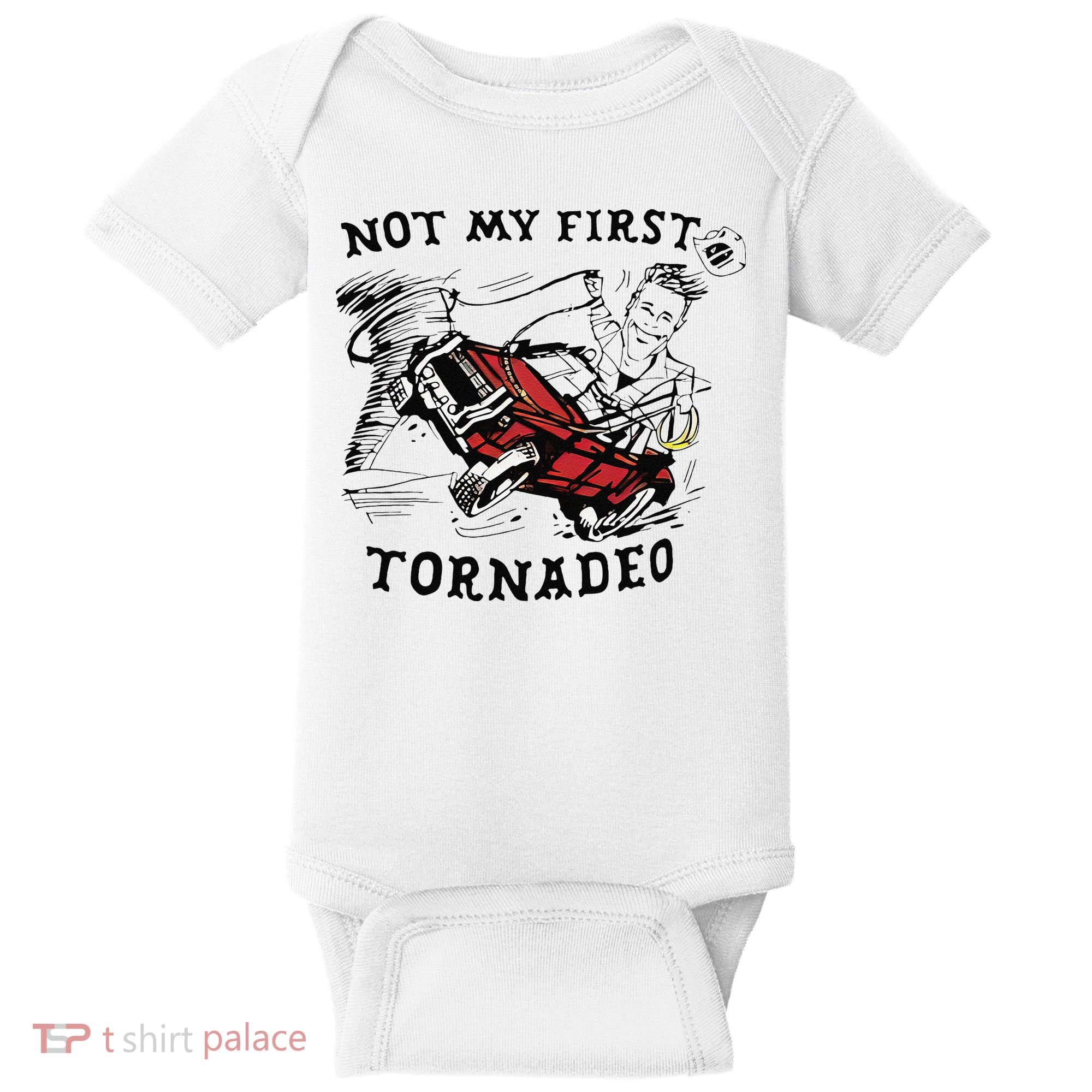 Not My First Tornado Baby Bodysuit