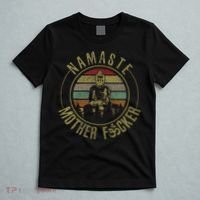Namaste Mother Fcker Vintage Buddha Funny Yoga Gift T-Shirt thumb 5