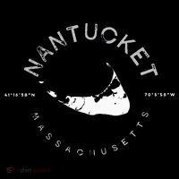 Nantucket Massachusetts Graphic Ornament thumb 1