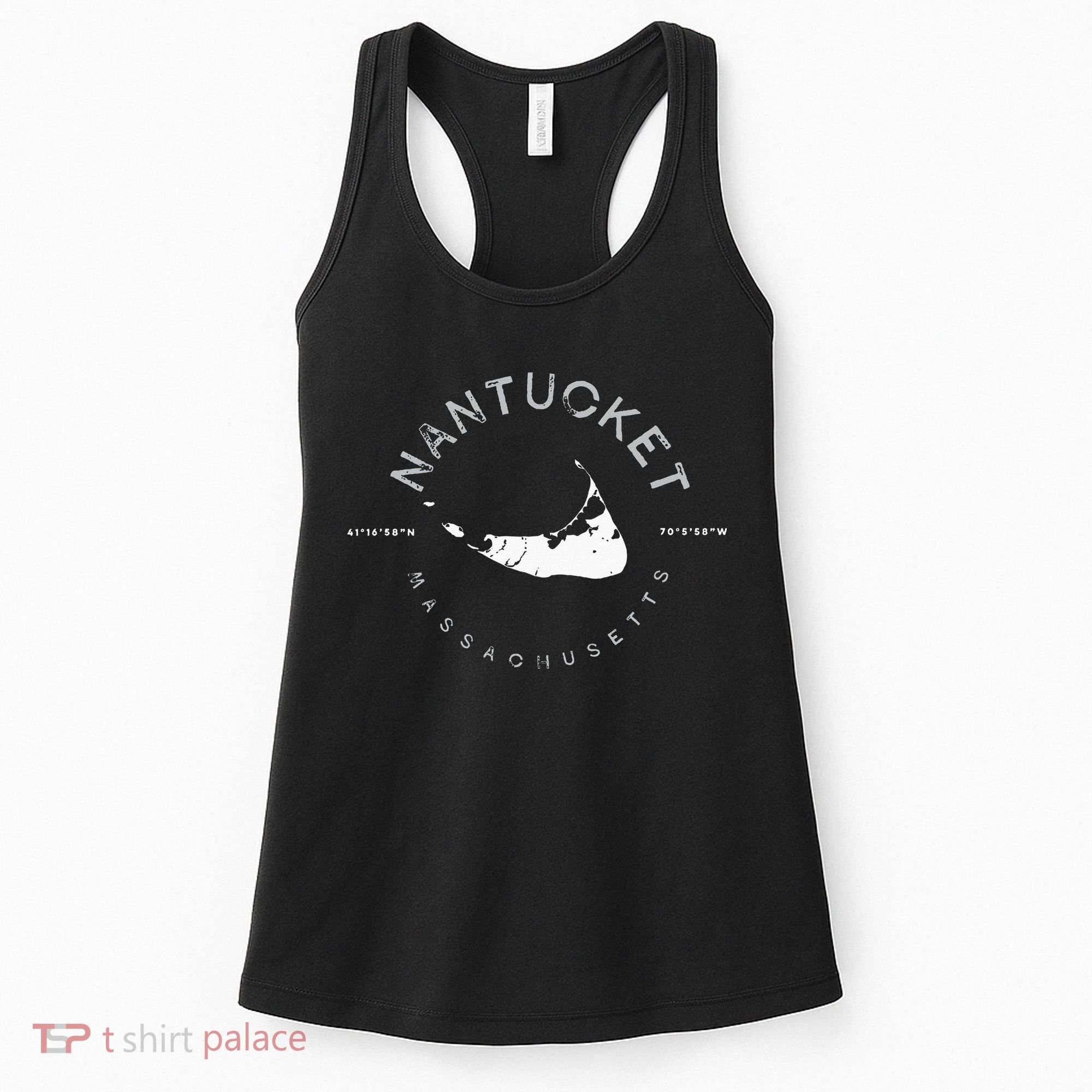 Nantucket Massachusetts Graphic Women's Tank Top