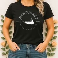 Nantucket Massachusetts Graphic Women's T-Shirt thumb 2